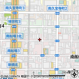 大阪府大阪市中央区南船場3丁目8-6周辺の地図