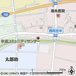 静岡県袋井市西同笠376周辺の地図