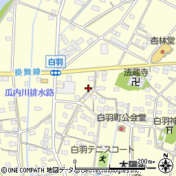 静岡県浜松市中央区白羽町1292周辺の地図