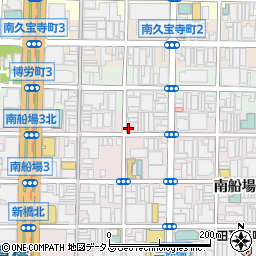 大阪府大阪市中央区南船場3丁目1-13周辺の地図