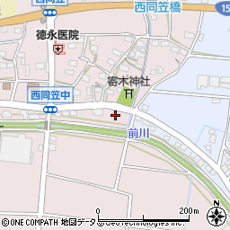 静岡県袋井市西同笠360周辺の地図