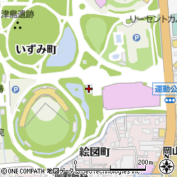 岡山県総合グラウンドクラブ周辺の地図