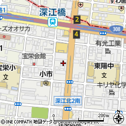 ママス深江橋店周辺の地図