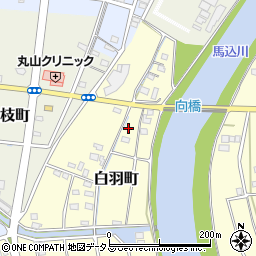 静岡県浜松市中央区白羽町1450周辺の地図