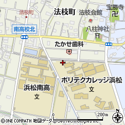 静岡県浜松市中央区法枝町694周辺の地図
