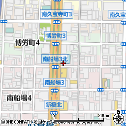 大阪府大阪市中央区南船場3丁目9-10周辺の地図