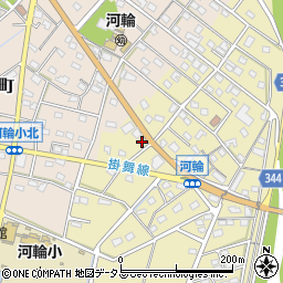 静岡県浜松市中央区河輪町149周辺の地図