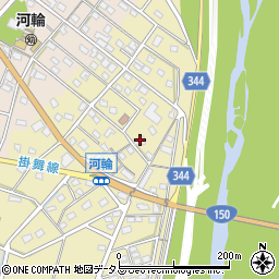静岡県浜松市中央区河輪町76周辺の地図