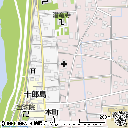 静岡県磐田市川袋1764-1周辺の地図