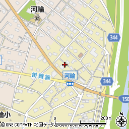 静岡県浜松市中央区河輪町138周辺の地図