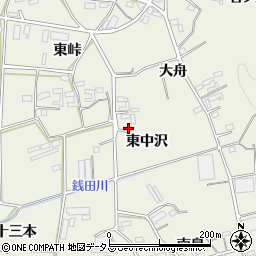 愛知県豊橋市小島町東中沢周辺の地図