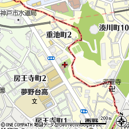 神戸市立社会福祉施設おもいけ園周辺の地図