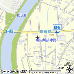 静岡県浜松市中央区白羽町1332周辺の地図
