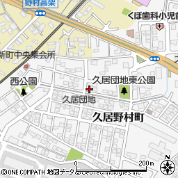 三重県津市久居野村町372-198周辺の地図