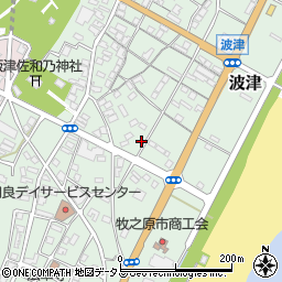 静岡県牧之原市波津1322-7周辺の地図