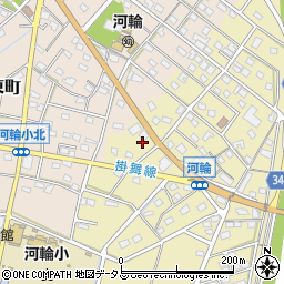 静岡県浜松市中央区河輪町148周辺の地図
