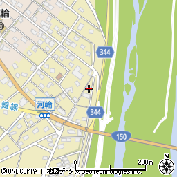 静岡県浜松市中央区河輪町61周辺の地図