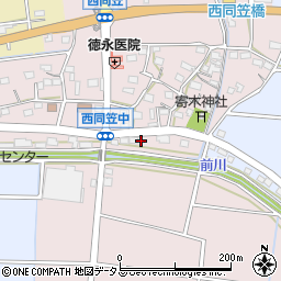 静岡県袋井市西同笠367周辺の地図