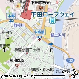 下田市観光協会駅前案内所周辺の地図