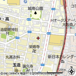 日教研ゼミナール玉造校周辺の地図