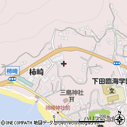 静岡県下田市柿崎周辺の地図