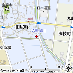 静岡県浜松市中央区田尻町407周辺の地図
