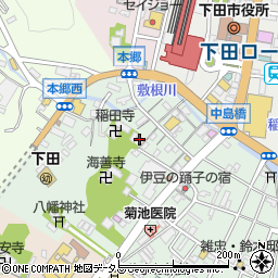 静岡県下田市一丁目14-4周辺の地図