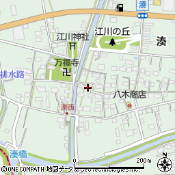 静岡県袋井市湊489周辺の地図