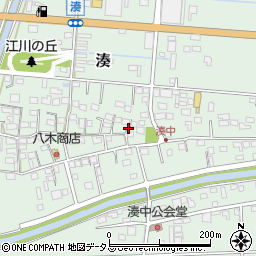 静岡県袋井市湊563-1周辺の地図