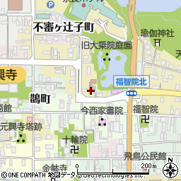 奈良ホテル　宿泊予約周辺の地図