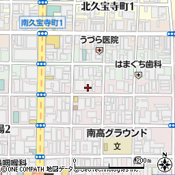 大阪府大阪市中央区南船場1丁目14周辺の地図