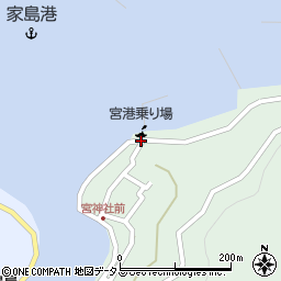 宮港周辺の地図