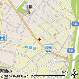 静岡県浜松市中央区河輪町141周辺の地図