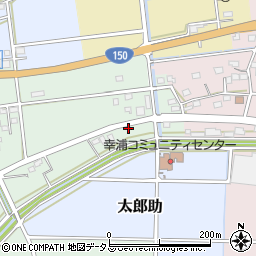 静岡県袋井市湊1657-1周辺の地図