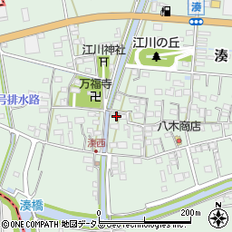 静岡県袋井市湊488周辺の地図