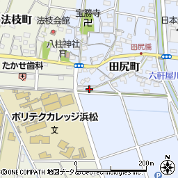 静岡県浜松市中央区田尻町384周辺の地図