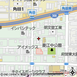 平尾安全硝子株式会社　東大阪営業所周辺の地図