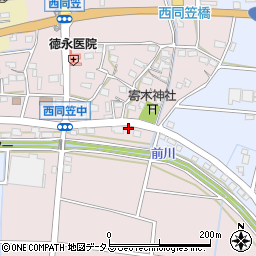 静岡県袋井市西同笠361周辺の地図