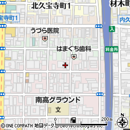 大阪府大阪市中央区南船場1丁目7-6周辺の地図