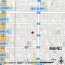 大阪府大阪市中央区南船場3丁目1周辺の地図