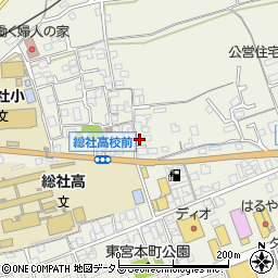 岡山県総社市総社1129周辺の地図