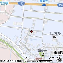 静岡県袋井市東同笠260周辺の地図