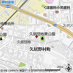 三重県津市久居野村町372-196周辺の地図