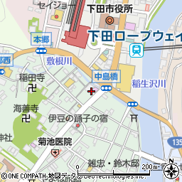 静岡県下田市一丁目3周辺の地図