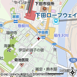 静岡県下田市一丁目3-8周辺の地図