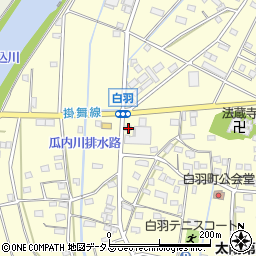 静岡県浜松市中央区白羽町1300周辺の地図
