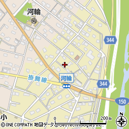静岡県浜松市中央区河輪町125周辺の地図