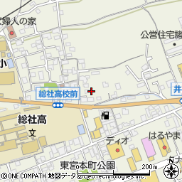 岡山県総社市総社1134周辺の地図