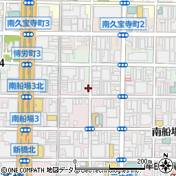 大阪府大阪市中央区南船場3丁目8-3周辺の地図