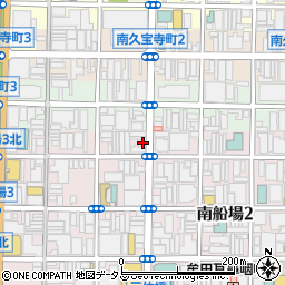 大阪府大阪市中央区南船場3丁目1-3周辺の地図